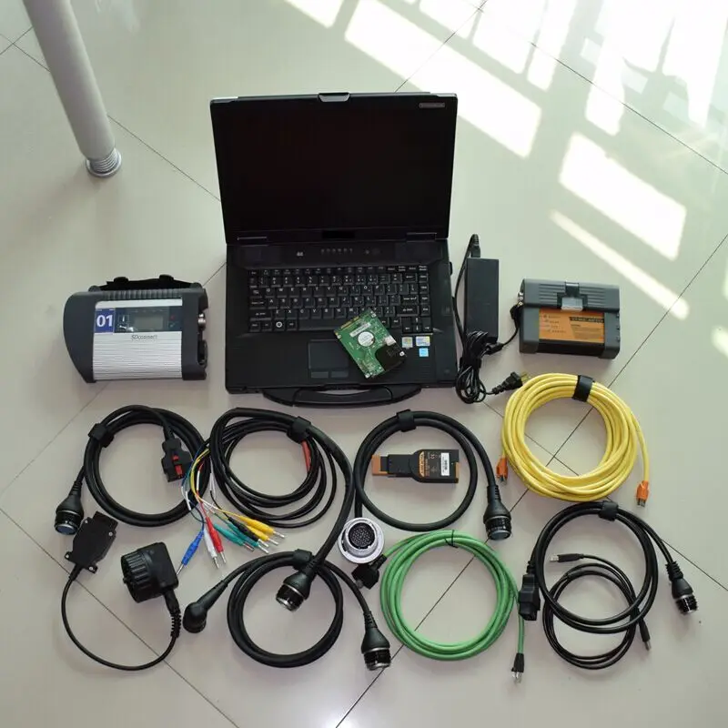 

Latest Diagnostic Tool Mb Star C4 for Bmw Icom a2 with 1tb Hdd Installed Well Into CF-52 Laptop Sd Connect Full Set