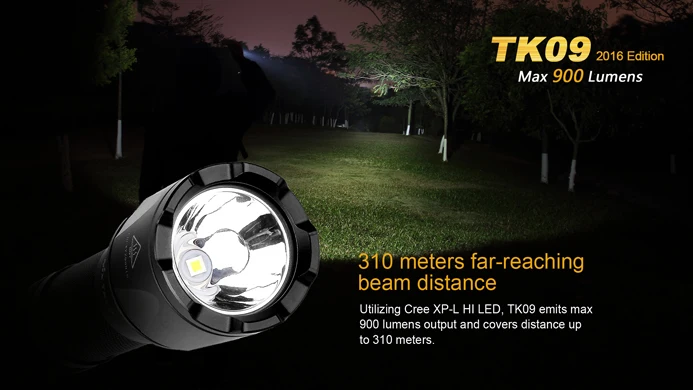 Новое поступление Fenix TK09 2016 Издание 900 люменов высокопроизводительный