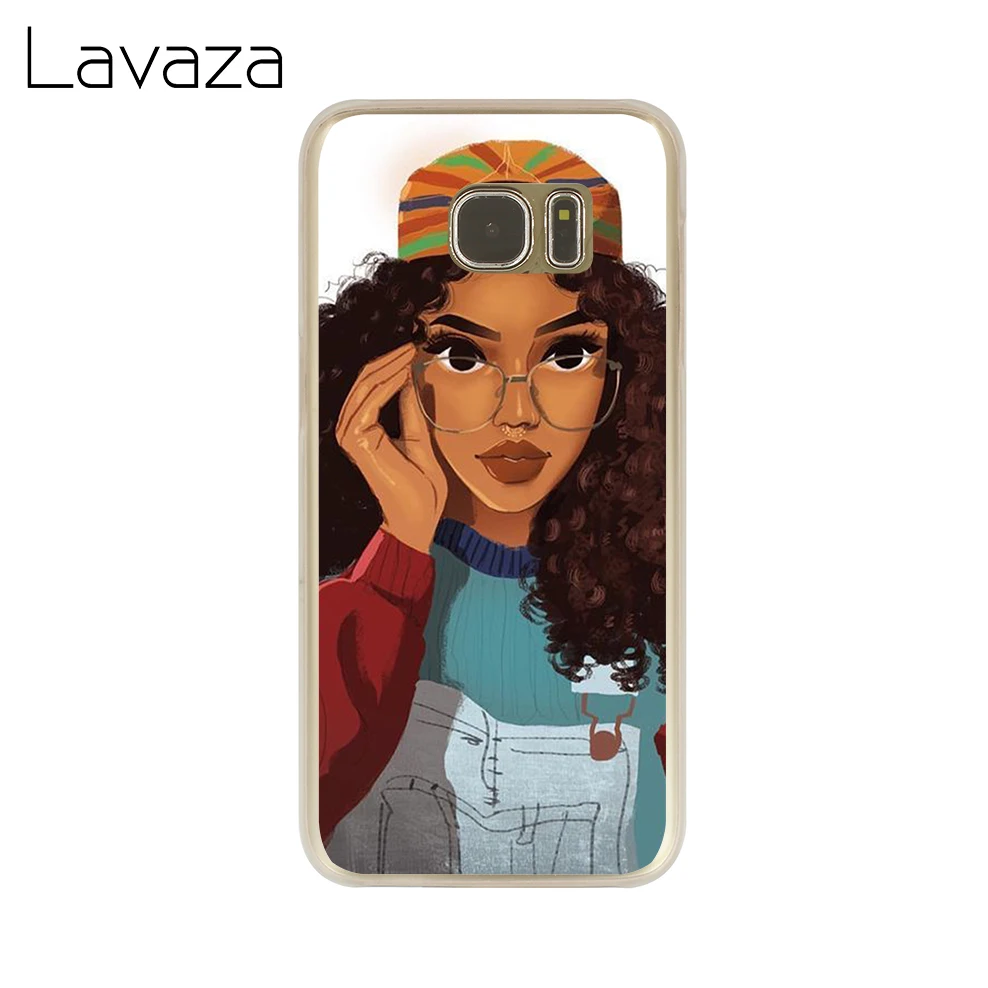 Милый чехол Lavaza Afro Girls для samsung Galaxy S10 S10E S9 S8 Plus S7 S6 Edge &amp Note 8 9 | Мобильные телефоны и