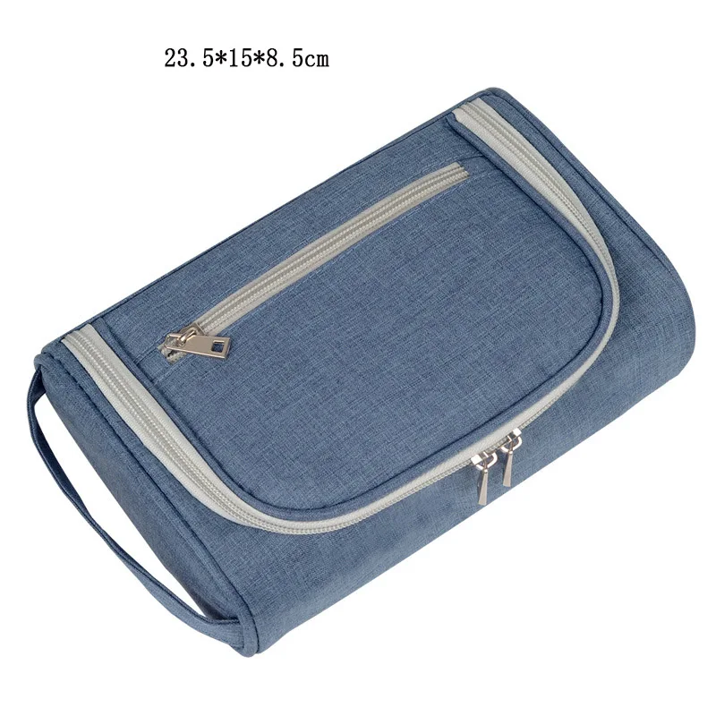 D-Denim Blue Косметичка для путешествий, сумка-Органайзер, высокое качество, сумка для мытья, мужская, деловая, для путешествий, портативный набор туалетных принадлежностей, шампунь, ванна, подвесные сумки - Цвет: D-Denim Blue