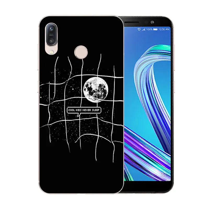 5 &quotдля Asus ZB555KL ультратонкий TPU Grimace чехол для телефона ASUS Zenfone Max M1 Мягкая