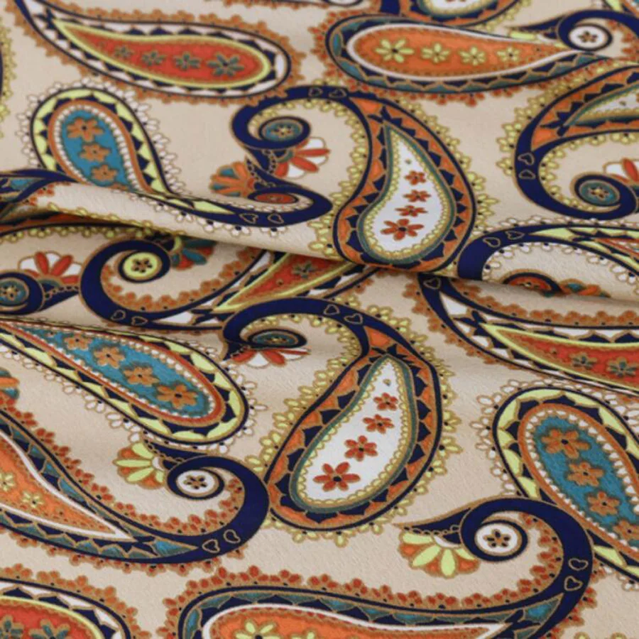 Шармёз качественная креп атласная ткань для шитья материал рукоделия полиэфир