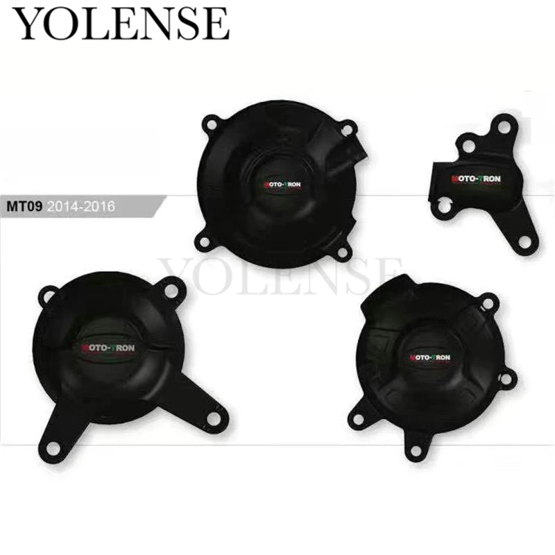 

Engine Stator Crank Case Cover For Yamaha MT09 MT-09 MT 09 2014 2015 2016 Carbon Fiber + ABS Plastic Replacement Black NEW