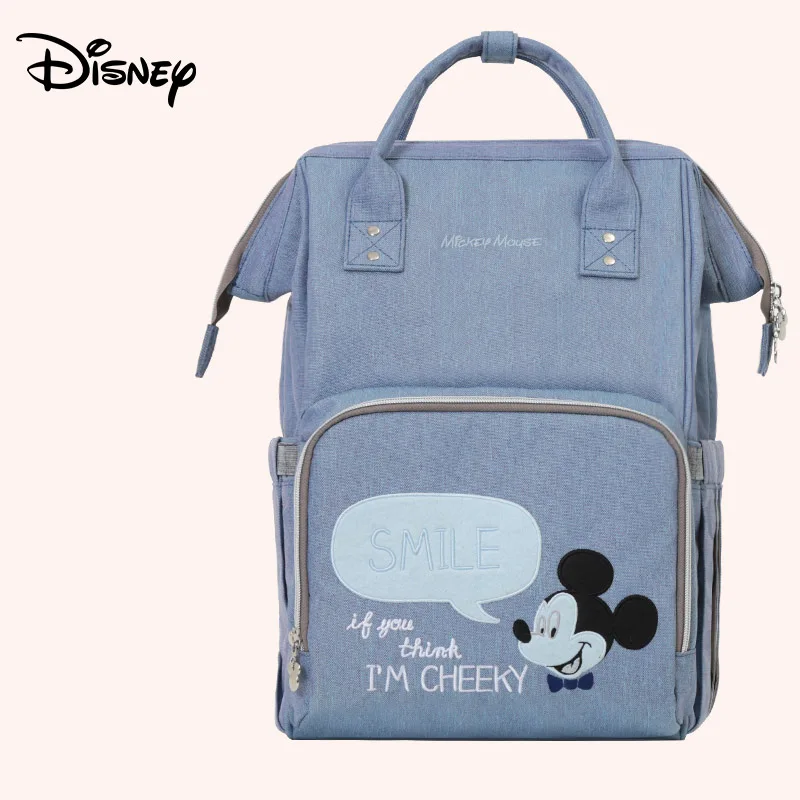 

Disney подгузник рюкзак сумка под подгузники USB Отопление для беременных дорожный рюкзак большой емкости сумка для кормления уход за ребенком ...