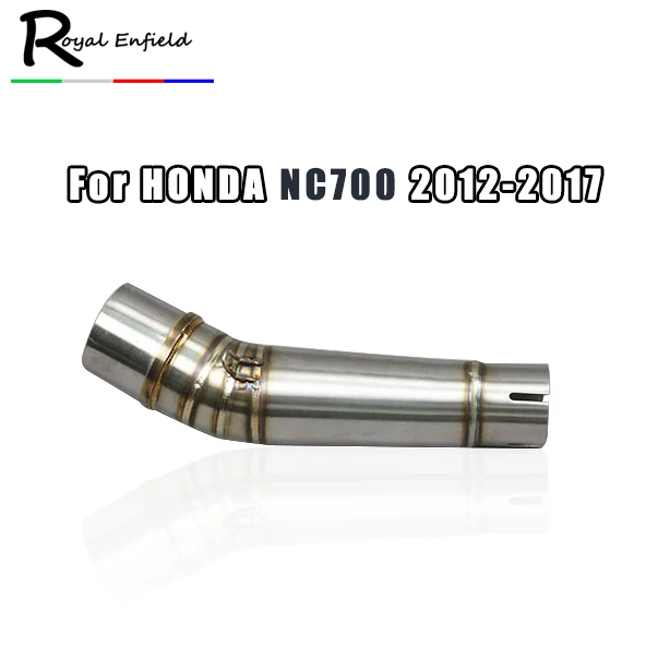 NC 700 NC 750 мотоцикл глушитель среднего шланга подключение для HONDA NC700 NC750 2012- аксессуары для утечки мотоцикла