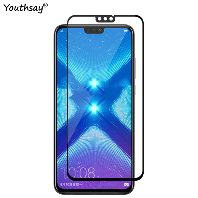 

1PCS 2.5D Full Glass For Huawei Honor 8X Screen Protector Coverage Protective Film For Huawei Honor 8X Glass for Honor 8X