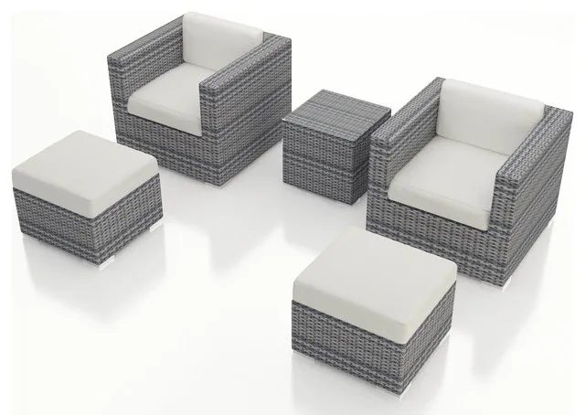 Горячая Распродажа Летний набор из 5 предметов для уличного клубного кресла|set