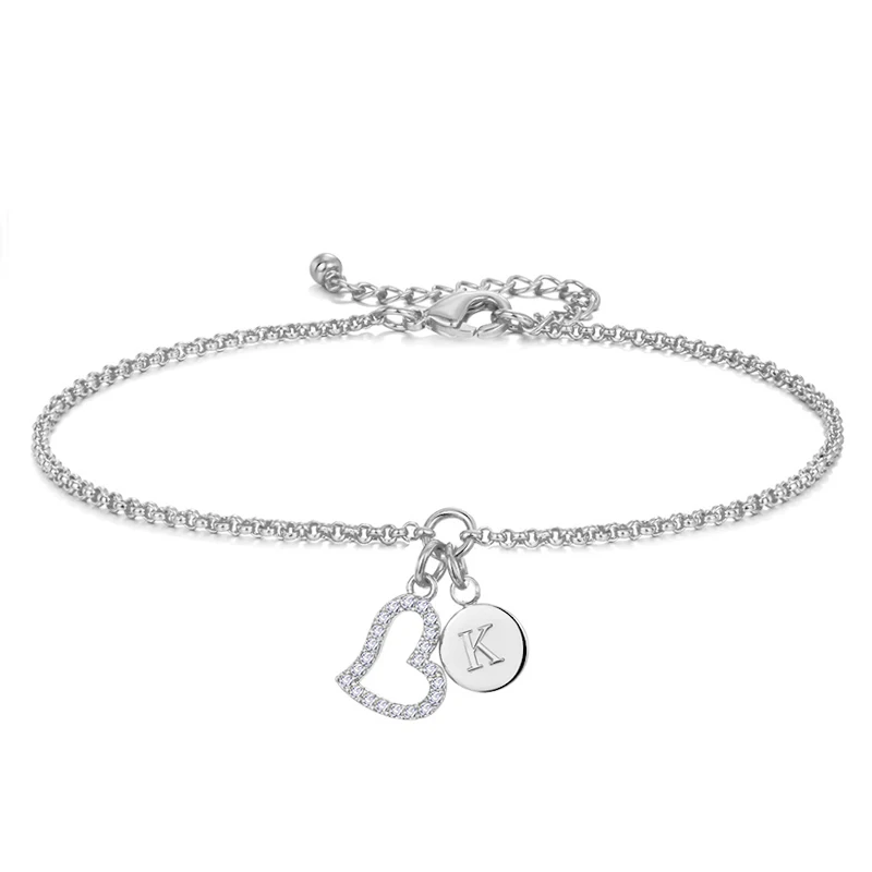 3 метра Прямая поставка Сердце на заказ браслет для женщин цепочка Ссылка