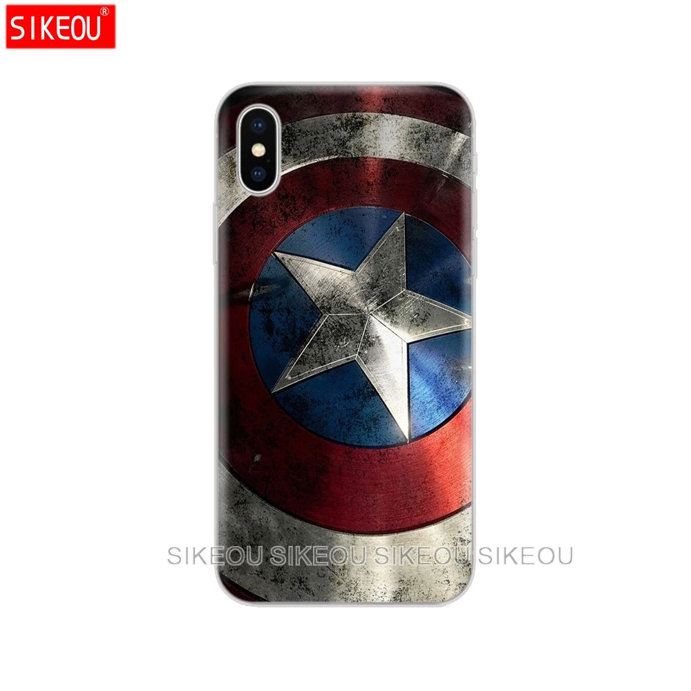 10867 Чехол для iphone 5S, se 4 4S 6s 6 7 8 plus чехол для iphone X XS XR XS MAX чехол Marvel мстители супергерой Капитан Железный человек танос - Цвет: 10867