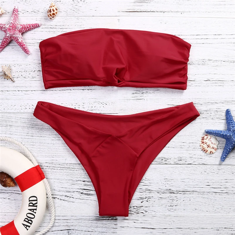 Сексуальное бикини женский купальный костюм купальник пуш-ап перекрестная