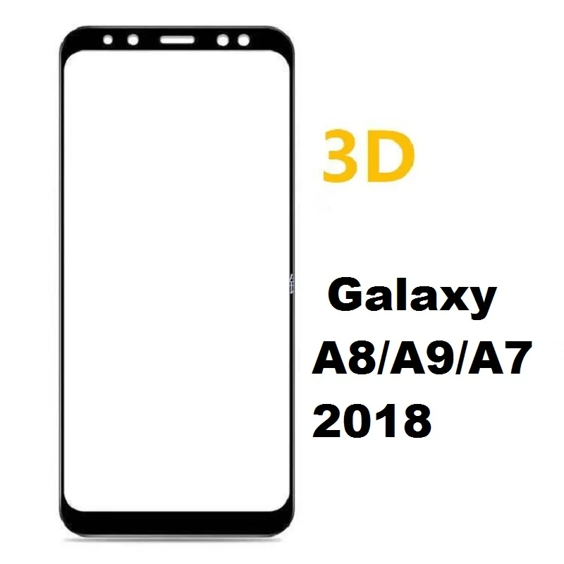 3D изогнутая Защита экрана для Samsung Galaxy A8 Plus 2018 A730, закаленное стекло, Защита экрана для Galaxy A7 A9 2018 A750