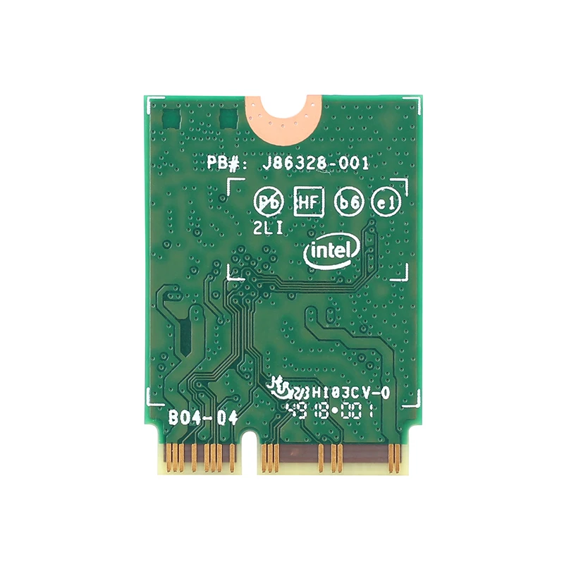 Двухдиапазонный 2400 Мбит/с беспроводной WLAN Wi-Fi карта адаптер для Wi-Fi 6 Intel AX201NGW NGFF AX201 M.2 ключ E CNVI BT5.0 с антеннами