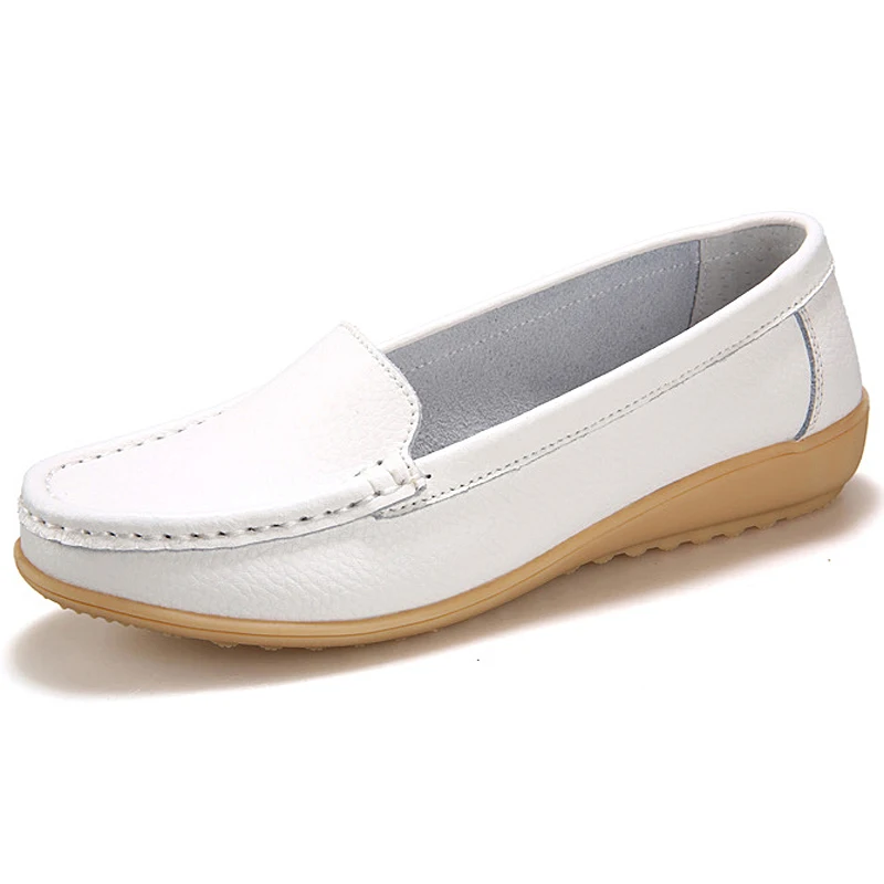 Мокасины BeckyWalk женские балетки плоская подошва без застежки Летние