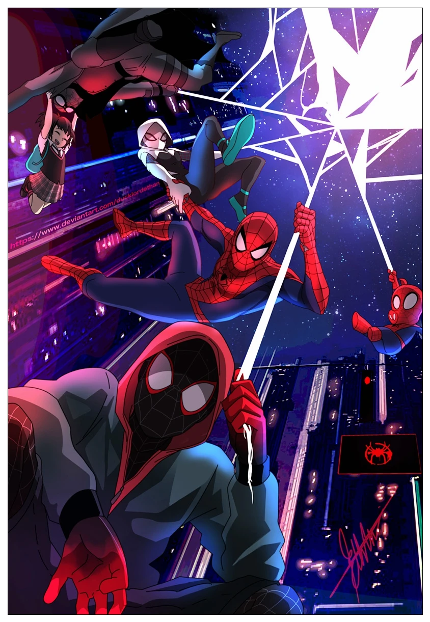 E122 Marvel Comics, супергерой, плакат с изображением Человека-паука, Человека-паука, в стихах паука, печать фильмов, плакат, Настенный декор для детской комнаты - Цвет: E122