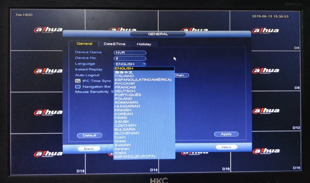 Сетевой видеорегистратор Dahua NVR 4 K H.265 H.264 видеорегистратор NVR5216-4KS2 16CH NVR5232-4KS2 32CH для IP Камера до 12Mp разрешение Tirpwire DVR