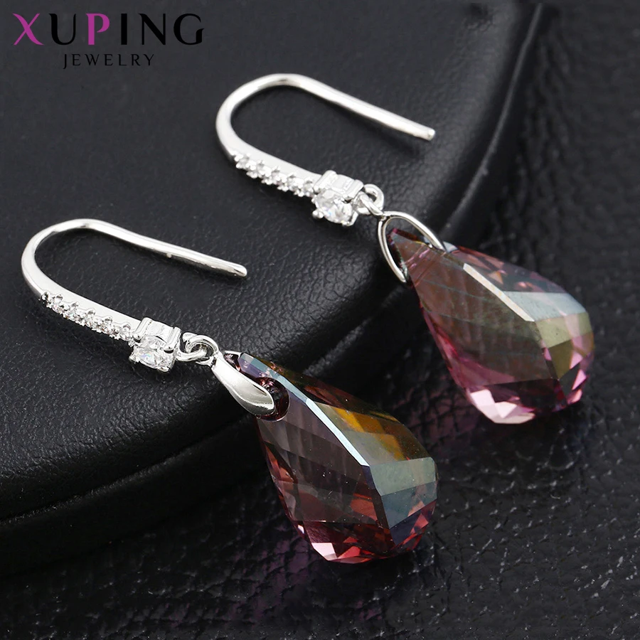 11,11 Xuping серьги Роскошные милые кристаллы от Swarovski специально разработанные ювелирные изделия вечерние Подарки для женщин S142.8-92640