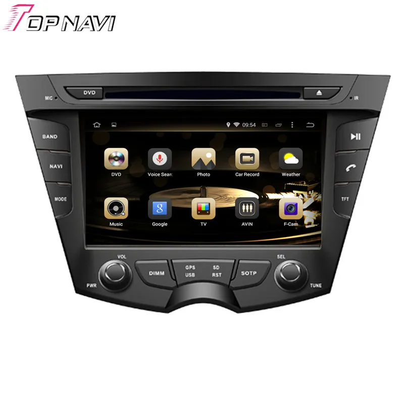 Topnavi 7 ''Octa Core 4GB Android 6 0 Автомобильный видеоплеер Авто аудио DVD ПК для HYUNDAI VELOSTER