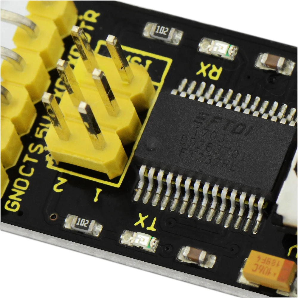Keyestudio FTDI (оригинальные чипы) базовая программа загрузчик USB в TTL FT232 + USB-кабель для