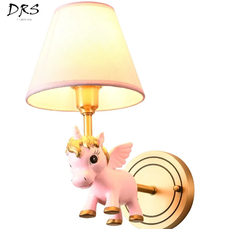 Современные Настенные светильники для дома креативные мультипликационные