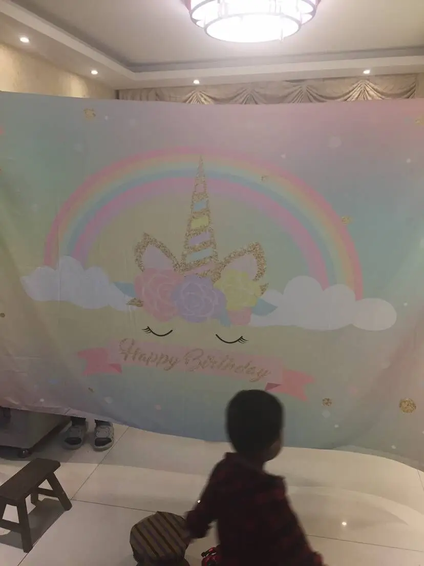 Подвесное настенное Гобеленовое покрывало с изображением единорога на день