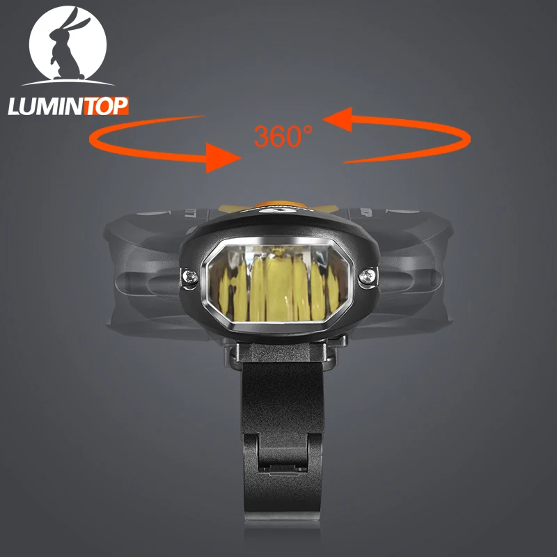 Велосипедный светильник LUMINTOP C01 перезаряжаемый антибликовый с поворотом на 360