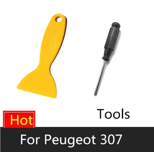 Защитная накладка на переднюю/заднюю дверь из микрофибры для Peugeot 307|decorative electrical