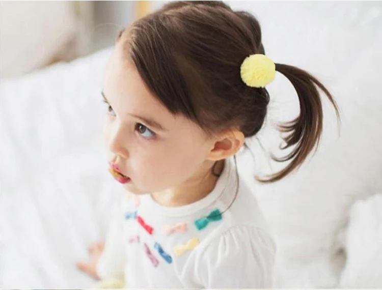 10 шт./лот корейские заколки из сетчатой пряжи для девочек маленькие милые