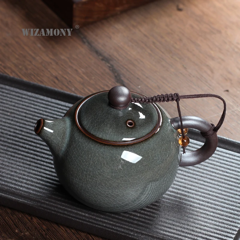 Новый чайный сервиз глазурь с трещинами керамика Longquan Celadon Zisha Arts Tay Thi китайский