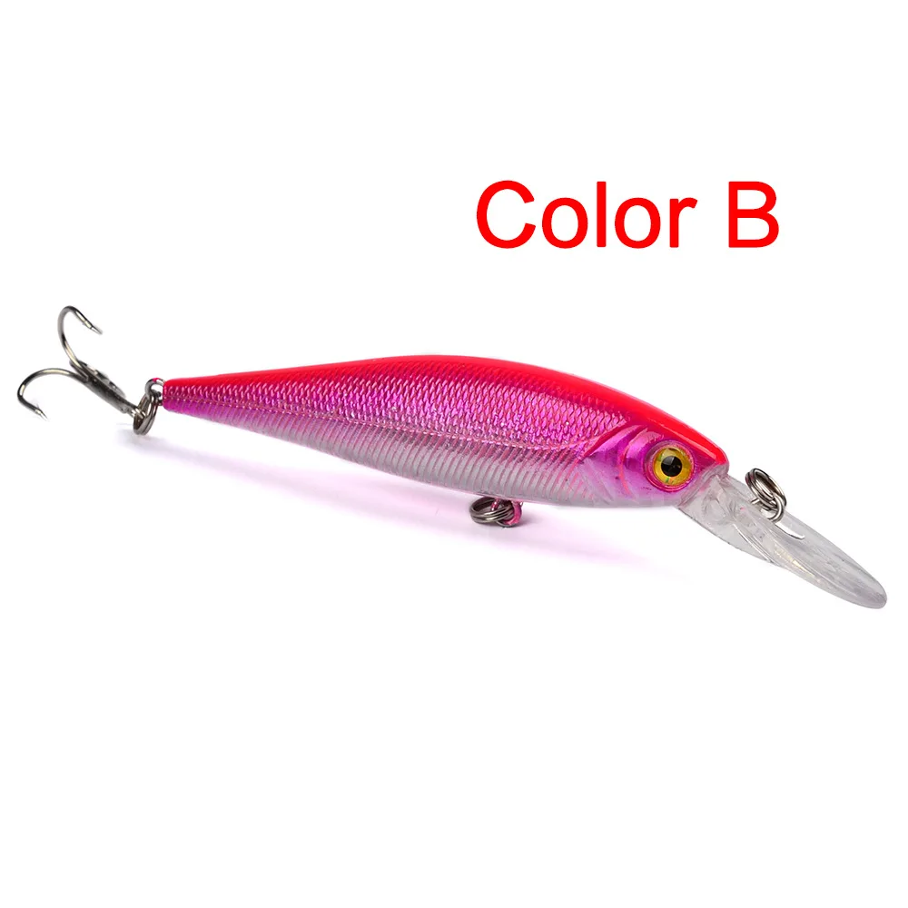 HiUmi 8 шт 10 1 см 9 36g Новый Minnow приманки для ловли рыбы Рыба гольян рыболовные снасти