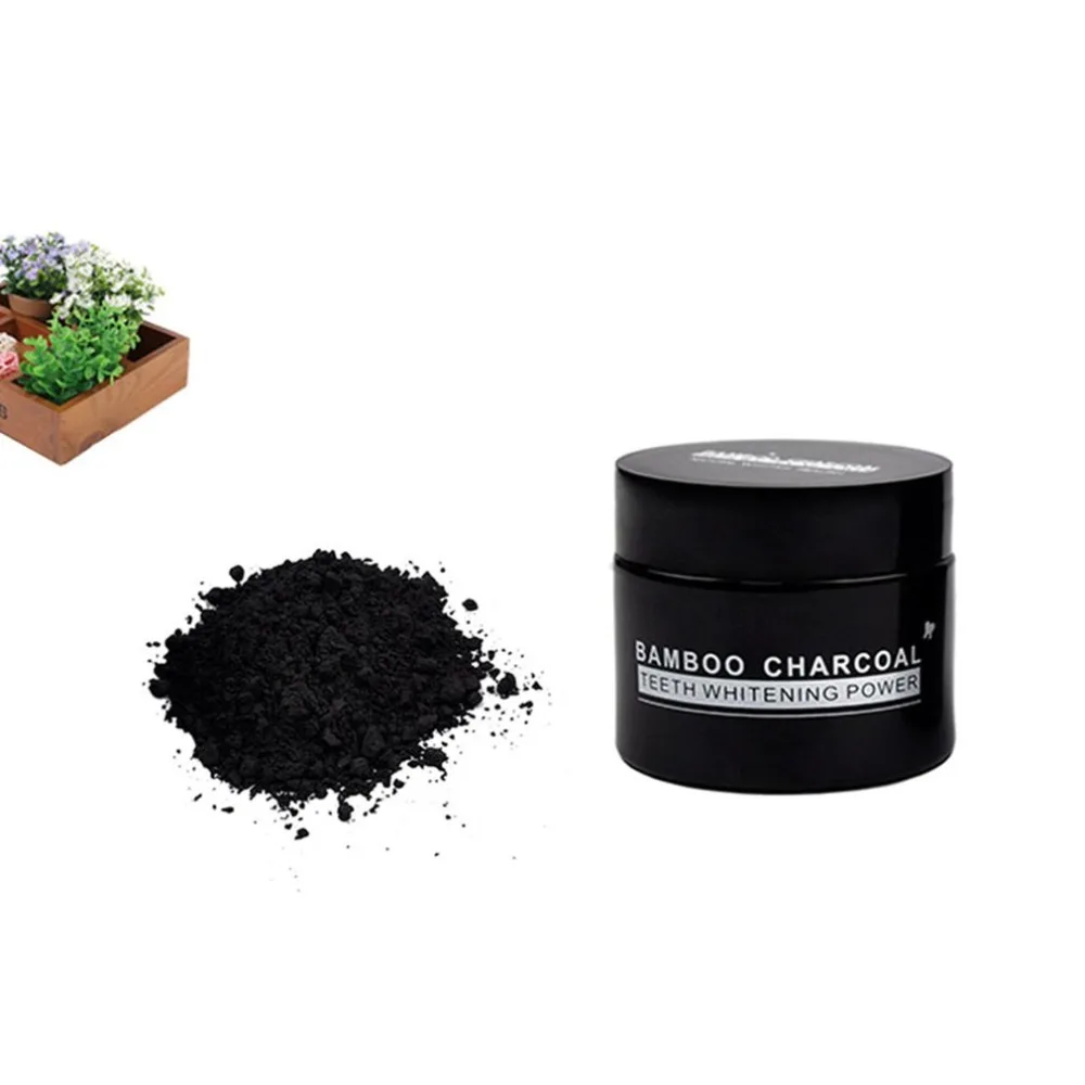 Бамбуковый уголь портативный порошок для чистки зубов отбеливание гигиена