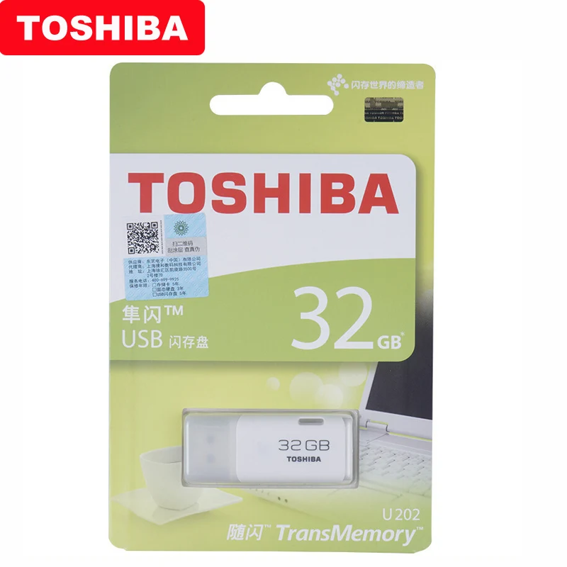 TOSHIBA U202 флеш-диск USB 2,0 64 ГБ 32 ГБ 16 ГБ флеш-накопитель мини-карта памяти Флешка U диск флешки
