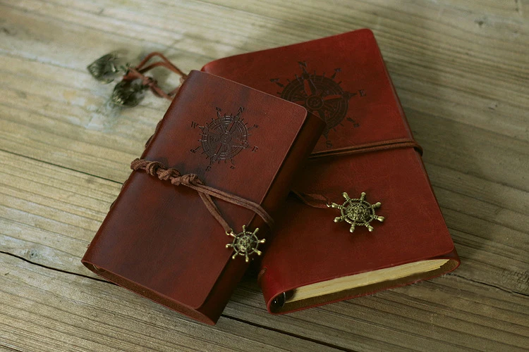 TATCAT Classic Retro Leather Blank Art Diary Notebook Vintage String Journal Sketchbook TPN004-1 | Канцтовары для офиса и дома