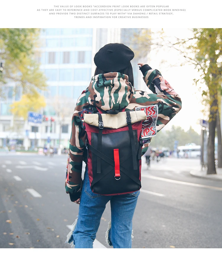 Harajuku уличная мода рюкзак для женщин и мужчин корейский Ulzzang хип-хоп большой емкости Подростковая дорожная сумка для отдыха Оксфорд школьные сумки