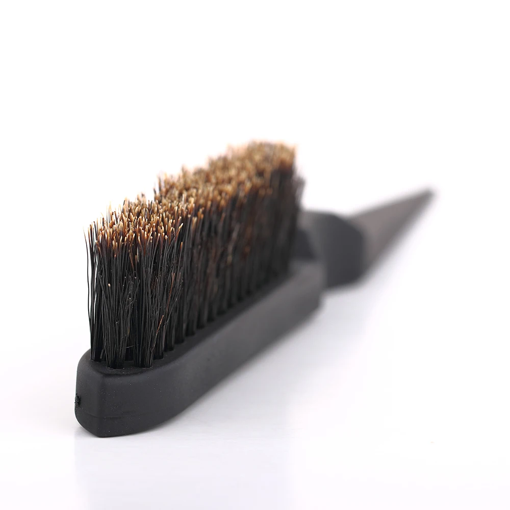 Чистый помазок гребень с украшениями пушистый щетка для волос головы парикмахер