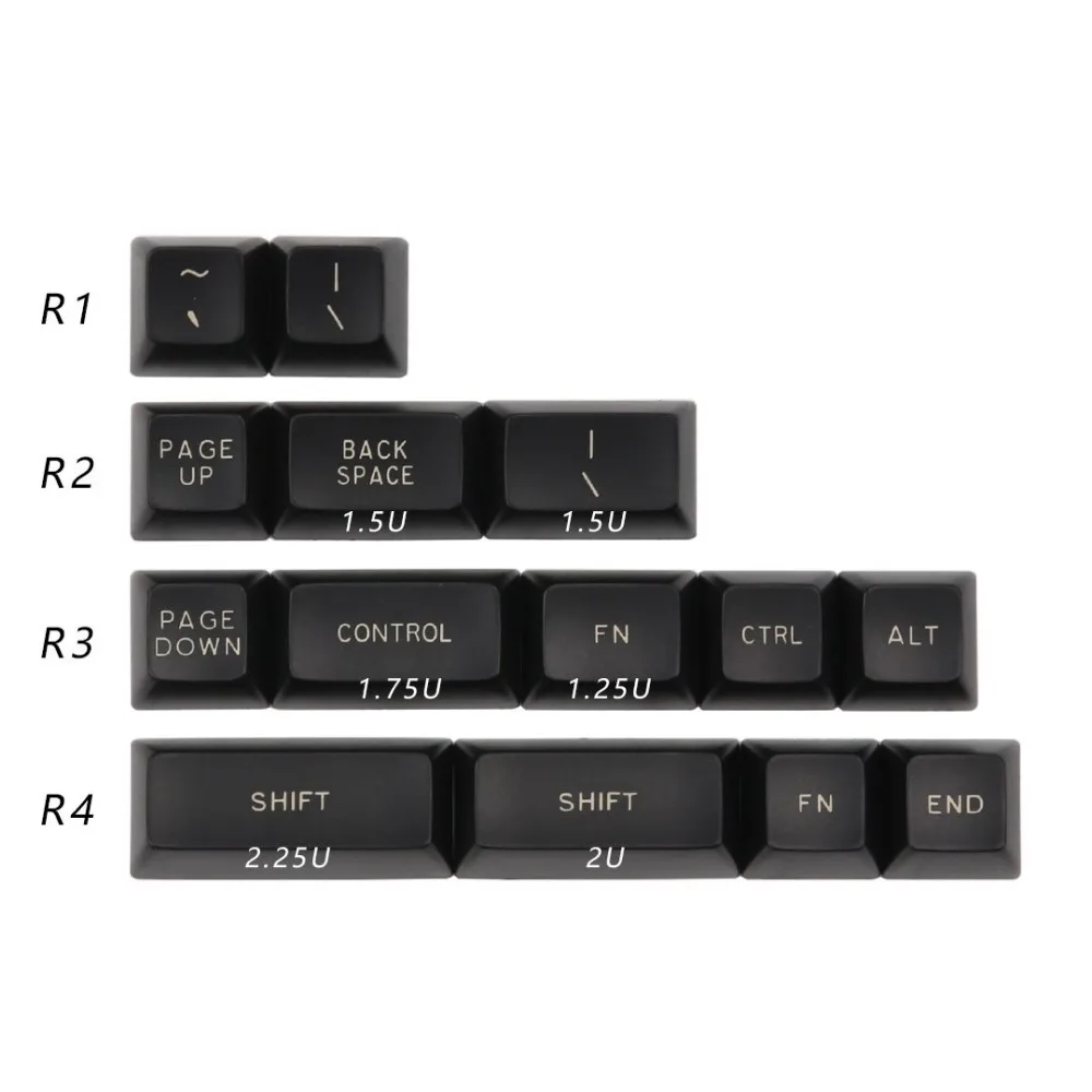 MAXKEY SA Stars Keycaps набор Doubleshot ABS 125 клавиш для механической клавиатуры cherry mx