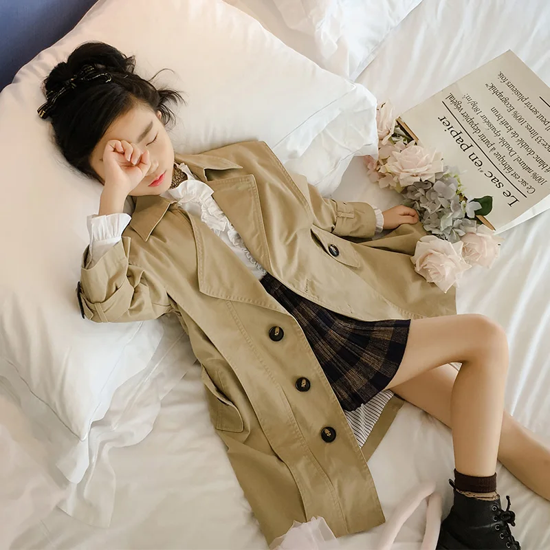 Коллекция 2019 года весенне-осеннее пальто принцессы юаней для девочек ветровка