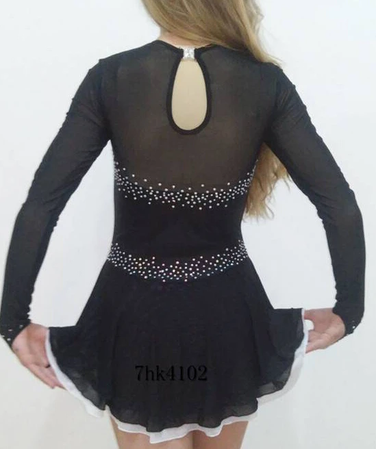 Бесплатная доставка blackcustom сделано для фигурного катания на