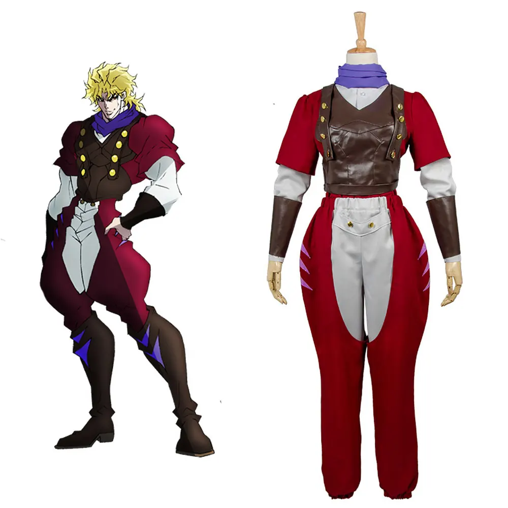 Приключения Джоджо PB Dio Brando Phantom крови глаза неба полный комплект униформы