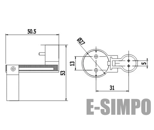 E-Simpo 2 шт./лот T5 к T8 адаптер, G5-G13 конвертер, заменить T5 с T8 CFL/светодиодный, T5-T8 лампа база конвертер
