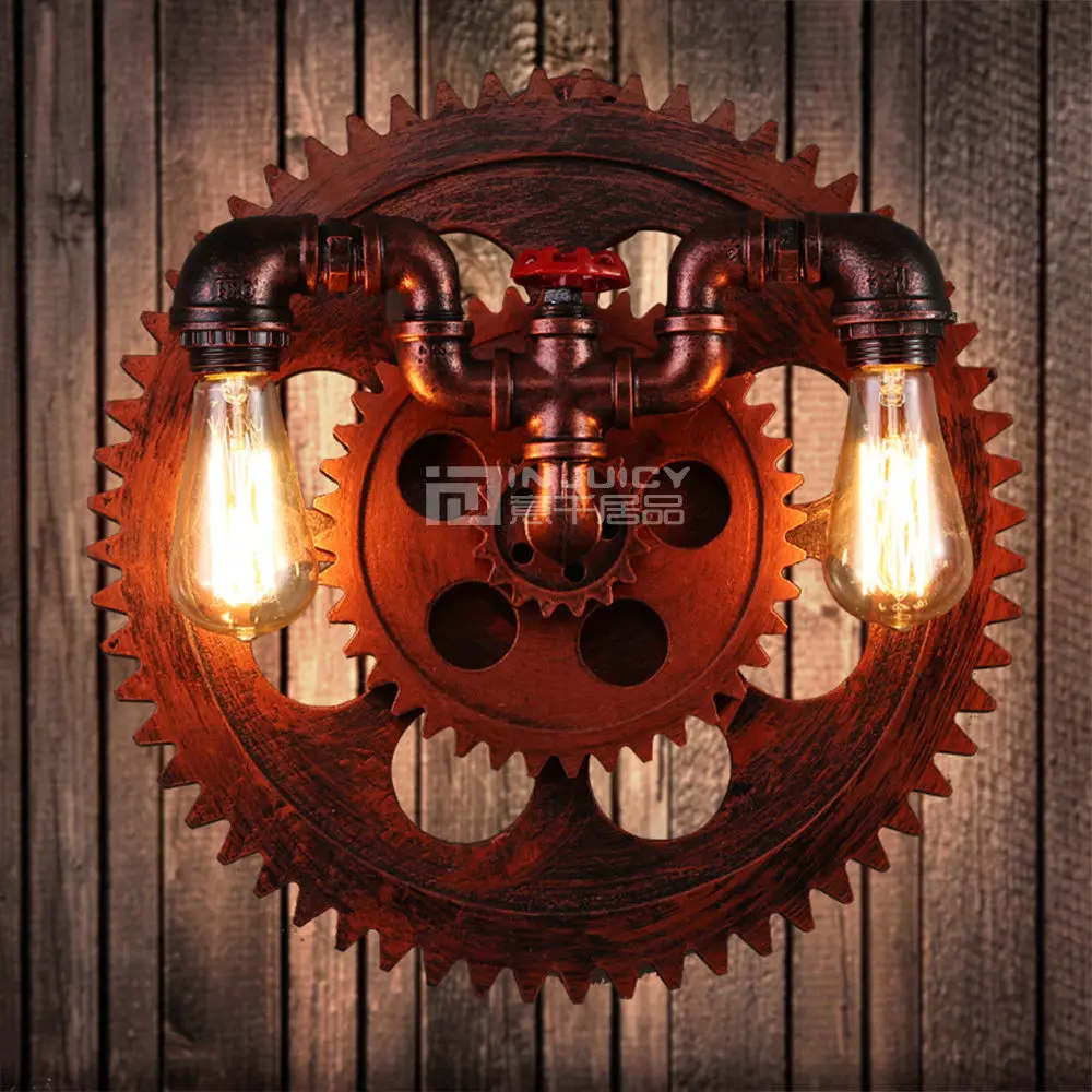 Винтажный Железный настенный светильник Эдисона в стиле лофт освещение для