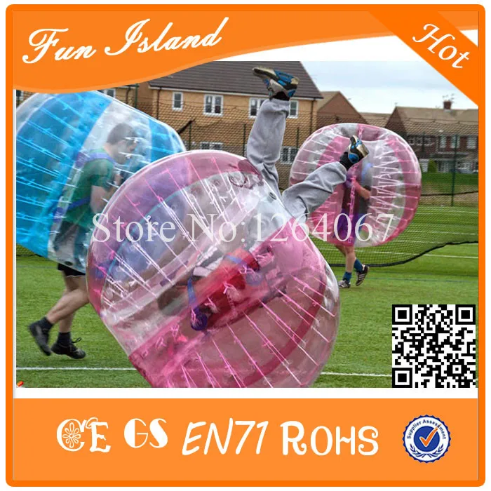 Бесплатная доставка надувной шар для бампера диаметром 1 метр/шар зорбинга