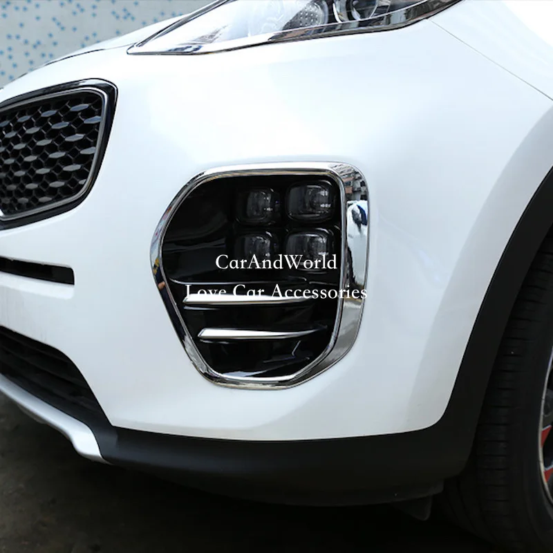 Передняя противотуманная фара для KIA Sportage 2016 2017 2018|Хромирование| |