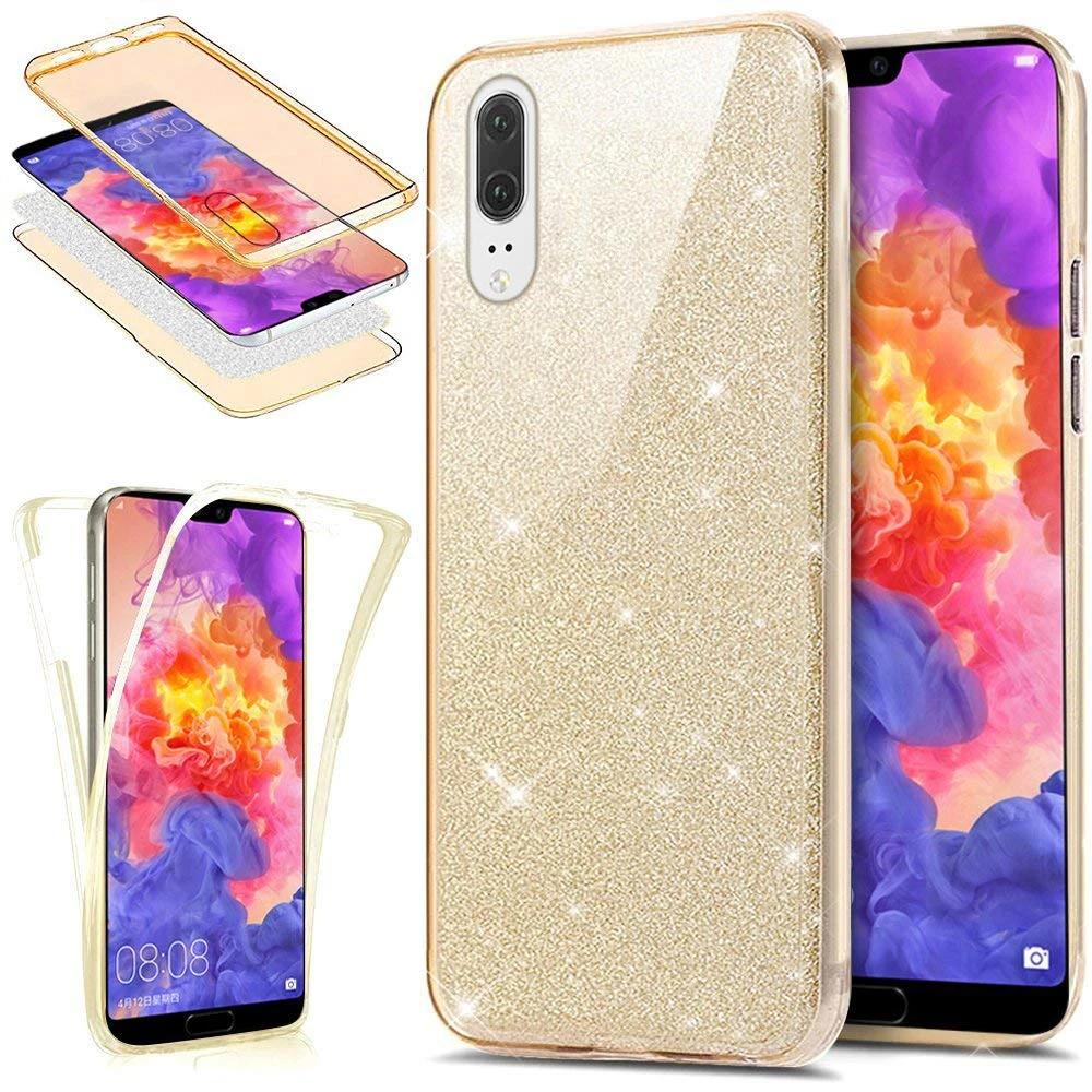 Чехол для Huawei P30 Lite защитный чехол с полным покрытием корпуса Блестящий Мягкий