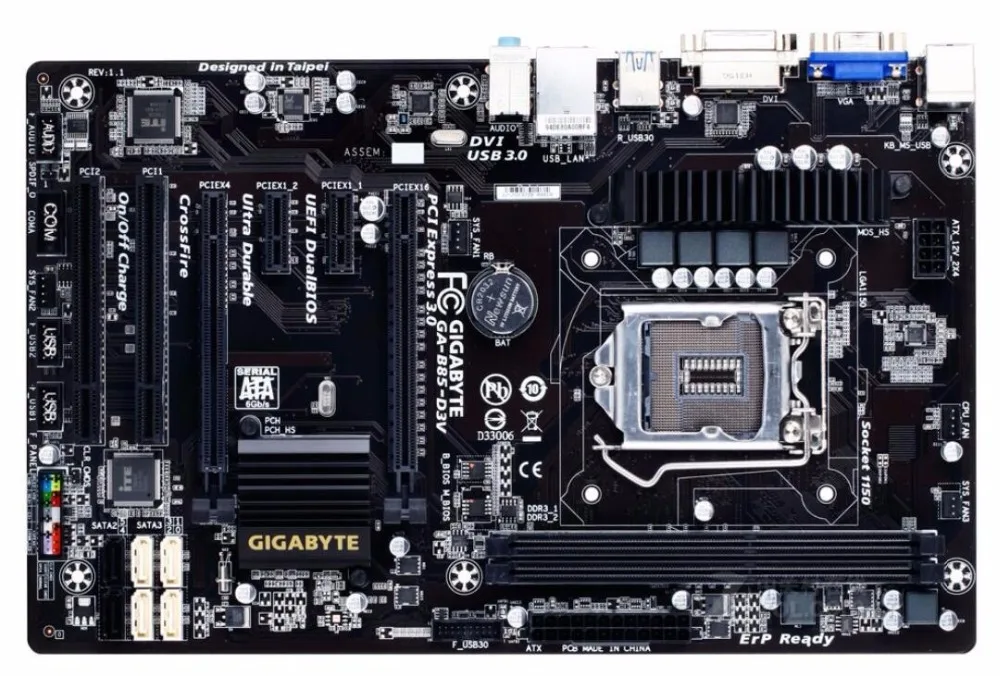 Материнская плата для настольного компьютера оригинальная материнская Gigabyte GA B85