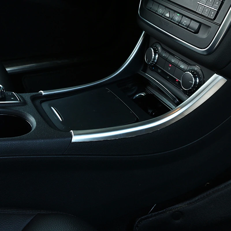 Автомобильный Стайлинг для metredes Benz GLA CLA класс Высокое качество ABS Шестерня переключения передач крышки Центрального управления украшения авто наклейки