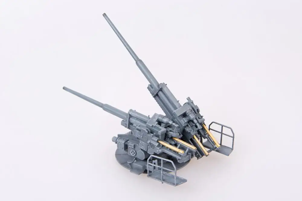 WWII German FLAK40 128 мм ZWILLINGSFLAK 1945 1/72 Готовая модель зенитная пушка| |