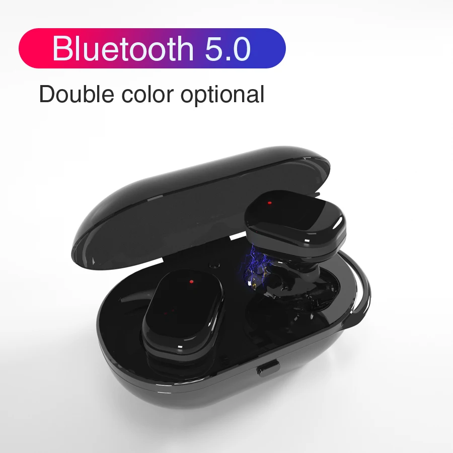 TWS Bluetooth 5 0 Беспроводные наушники IPX5 водонепроницаемые HIFI бас с микрофоном