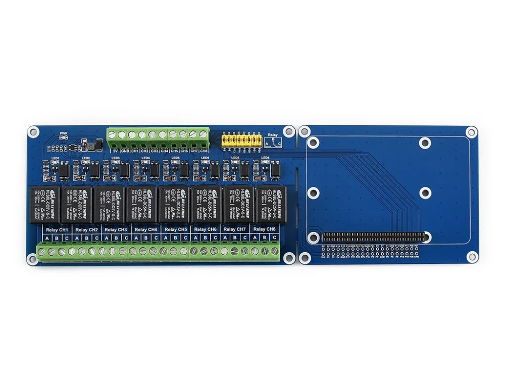Плата расширения Raspberry Pi 8 канальный релейный канал для A +/B +/2B/3B/3B +