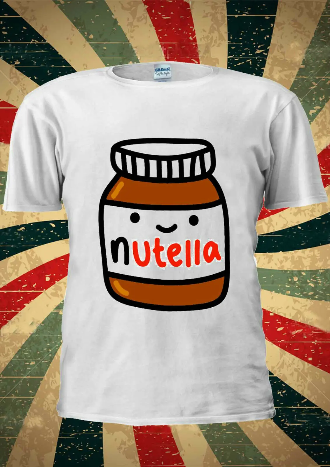 С изображением шоколадной пасты Nutella Hazelnut Spread футболка жилет Топ для мужчин и