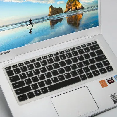 14 дюймов силиконовая защитная накладка для клавиатуры чехол для lenovo Ideapad 310 V310-14ISK 510S yoga 310S 710-14 v310 yoga 710 - Цвет: Black